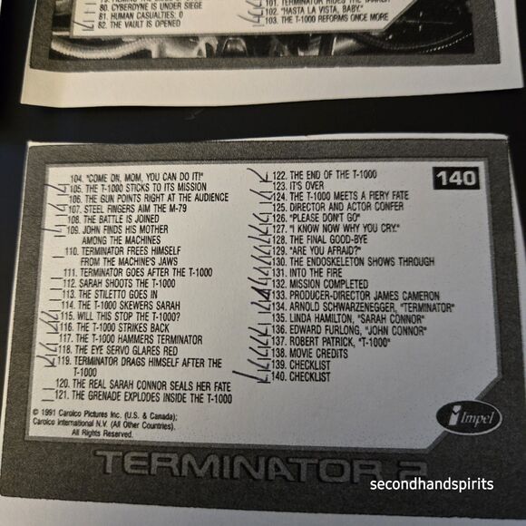 Lot of Terminator 2 cards 82 Total Plus Case - Picture 6 of 8